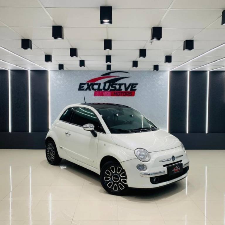 FIAT - 500 - 2011/2012 - Branca - Sob Consulta