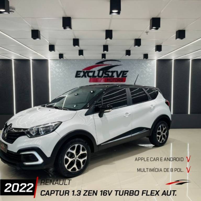 RENAULT - CAPTUR - 2021/2022 - Branca - R$ 99.800,00