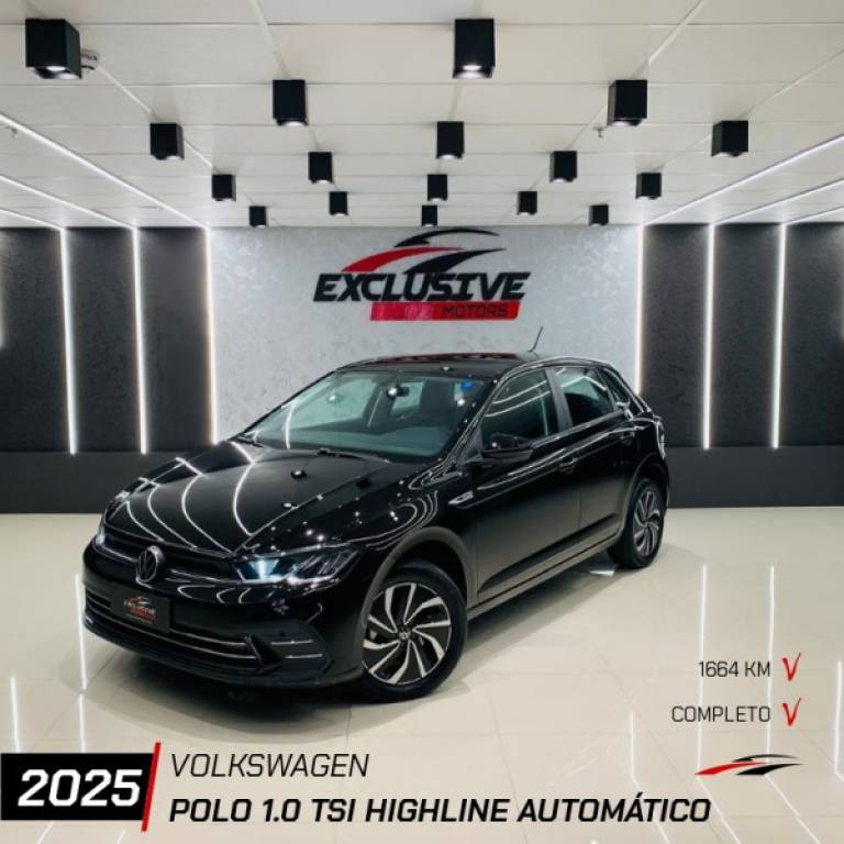 VOLKSWAGEN - POLO - 2024/2025 - Preta - R$ 115.900,00