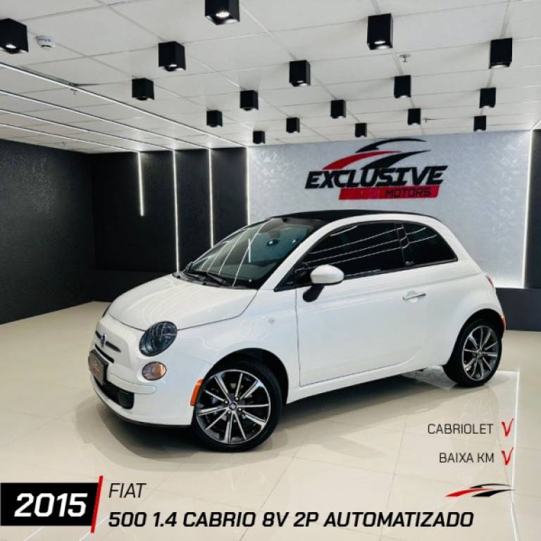 FIAT - 500 - 2014/2015 - Branca - R$ 84.900,00