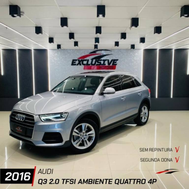 AUDI - Q3 - 2015/2016 - Prata - R$ 99.900,00