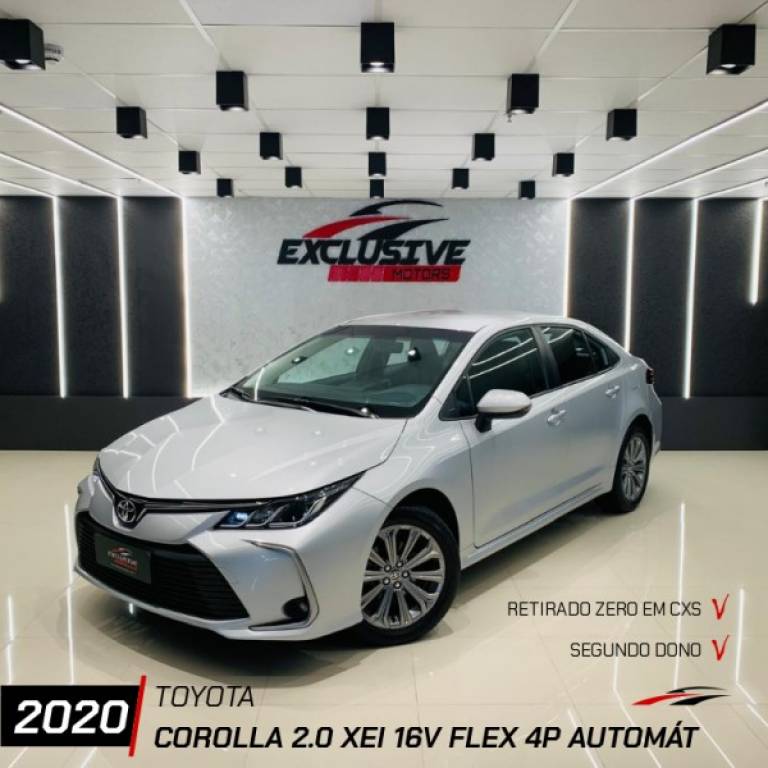 TOYOTA - COROLLA - 2019/2020 - Prata - R$ 124.800,00