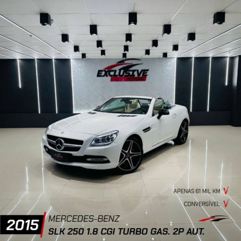 MERCEDES-BENZ - SLK 250 - 2014/2015 - Branca - R$ 209.900,00