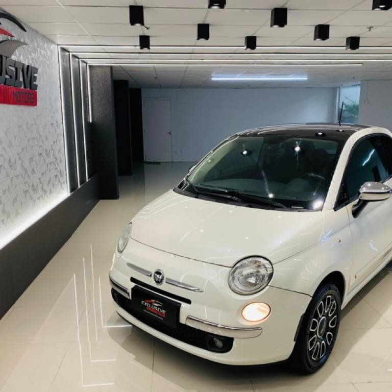 FIAT - 500 - 2011/2012 - Branca - Sob Consulta