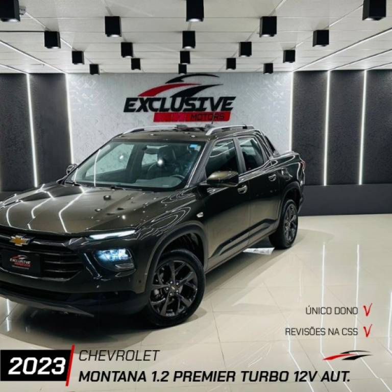 CHEVROLET - MONTANA - 2022/2023 - Verde - R$ 128.800,00