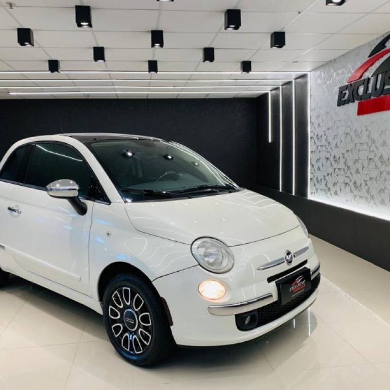 FIAT - 500 - 2011/2012 - Branca - Sob Consulta